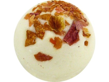 Krémová kulička do koupele růžová růže 50 g,1 ks