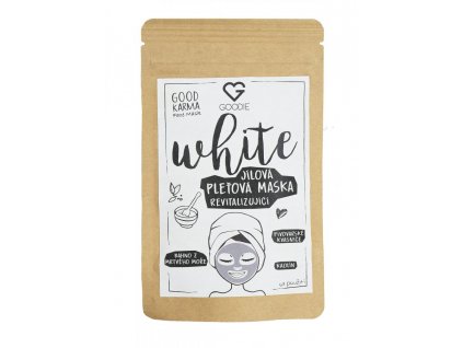 WHITE Face mask - jílová maska 30 g