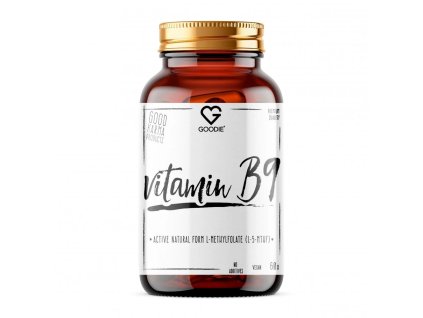 GOODIE Vitamín B9 - aktivní přirozená forma L-metylfolát (L-5-MTHF) 60 ks