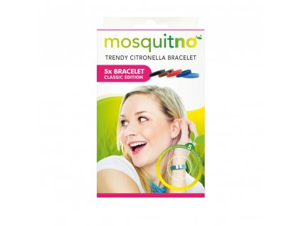 MosquitNo Classic Náramky s citronelou (5 ks)