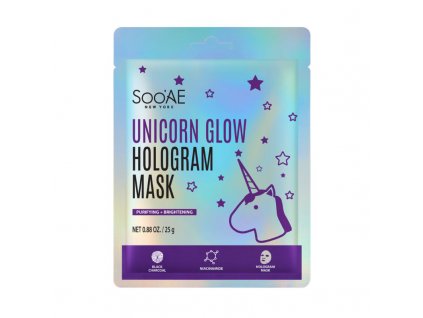 Soo'AE UNICORN GLOW HOLOGRAMOVÁ MASKA 25g