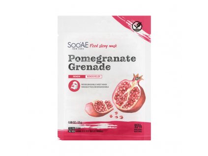 Soo'AE FOOD STORY MASKA - GRANÁTOVÉ JABLKO 25g