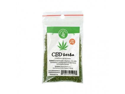 CBD Herba 4% k dalšímu zpracování 5g