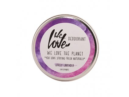 Přírodní krémový deodorant "Lovely Lavender" We Love the Planet 48 g