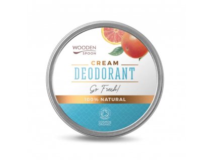 Přírodní krémový deodorant "Go Fresh!" Wooden Spoon,  60 ml