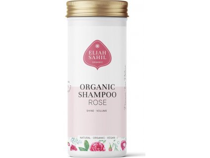 Práškový šampon pro lesk a objem růže 100 g