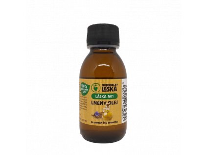 Dokonalá láska LÁSKA A01 Lněný olej s vitaminem E, 100 ml