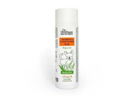 Hristina Šampon a kondicioner s vaječným žloutkem pro zdravou a lesklou srst - bez alergenů, 200 ml
