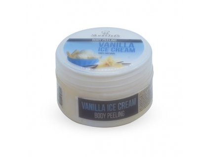 Hristina Přírodní tělový peeling vanilková zmrzlina na bázi mořské soli, 250 ml