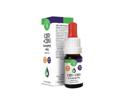 Zelená Země CBD 5% + CBG 2% konopný olej 10 ml