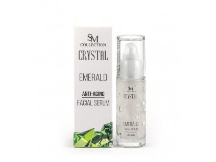 Hristina Přírodní obličejové gel sérum smaragd anti-aging, 30 ml