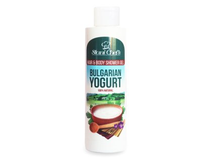 Hristina Přírodní sprchový gel na vlasy a tělo bulharský jogurt, 250ml