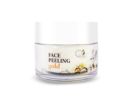 Hristina Přírodní obličejový peeling zlato, 100 ml