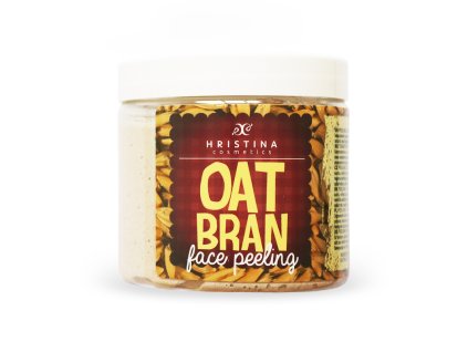 Hristina Přírodní peeling z ovesných otrub, 200 ml