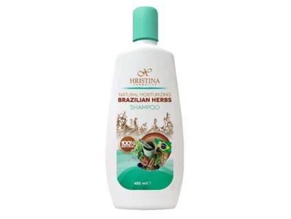 Hristina Přírodní hydratační šampon brazilské bylinky, 400 ml