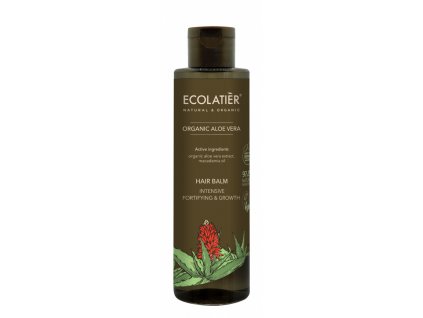 ECOLATIER - Balzám na vlasy, intenzivní zpevnění a růst, ALOE VERA, 250 ml