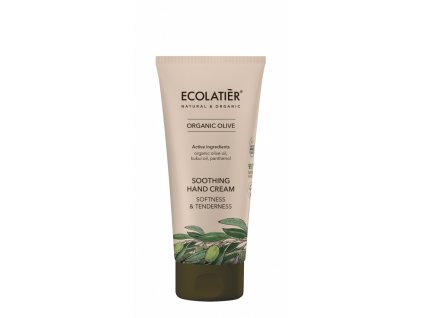 ECOLATIER - Zklidňující krém na ruce, jemnost a citlivost, OLIVA, 100 ml