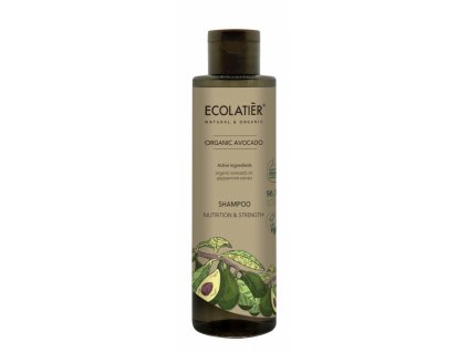 ECOLATIER - Šampon na vlasy, výživa a síla, AVOKÁDO, 250 ml