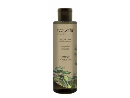 ECOLATIER - Šampon na vlasy, jemnost a lesk, OLIVA, 250 ml, EXPIRACE