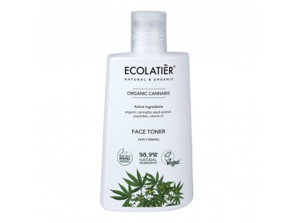 ECOLATIER - Pleťové tonikum - smíšená pleť - Organic Cannabis, 250 ml