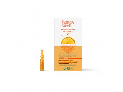 Bottega Verde EXTRAKTY PRO KRÁSU - Vitamin C +Energizující ampule na obličej, 7x2ml