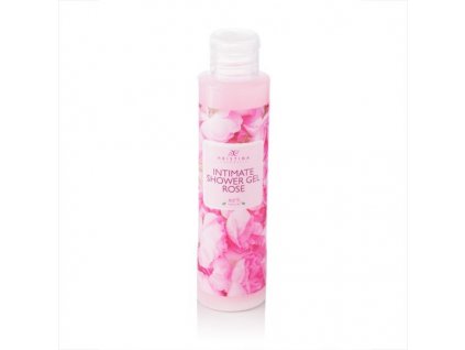 Hristina Přírodní intimní sprchový gel s růží, 125 ml