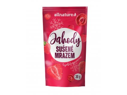 Allnature Jahody sušené mrazem, 30 g