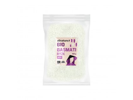 Allnature Basmati rýže bílá BIO, 400 g