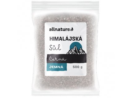 Allnature Himalájská sůl černá, 500 g