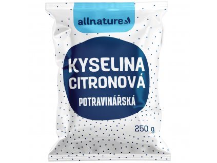 Allnature Kyselina citronová, 250 g