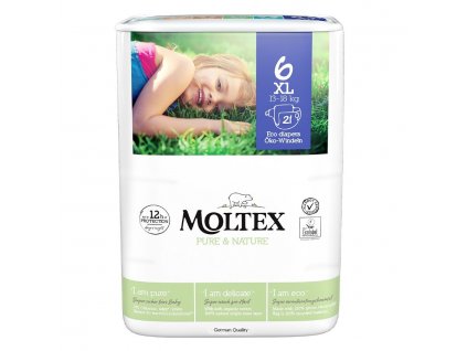 Plenky Moltex Pure & Nature XL 13-18 kg (21 ks)