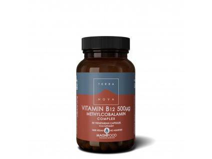 TERRANOVA HEALTH Vitamin B12 500ug Complex, 50 ks