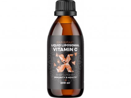 BrainMax - Tekutý Lipozomální Vitamín C, 200 ml