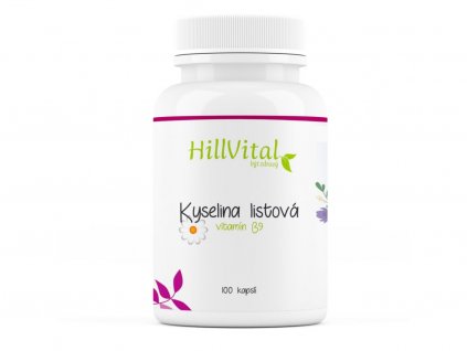 HillVItal Kyselina listová, 100 kapslí