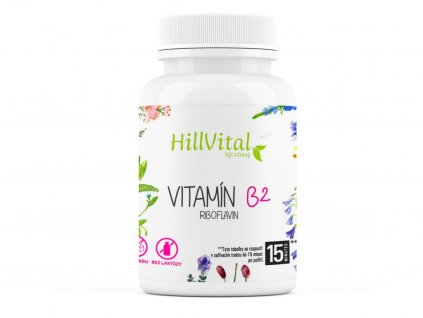 HillVital Vitamín B2, 100 kapslí