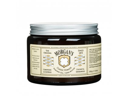 Morgan's Classic Pomade - pomáda s bambuckým máslem a mandlovým olejem, 500ml