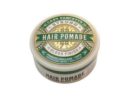 Captain Fawcett Strong Hold Pomade - silná lesklá pomáda, 100g