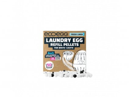 355 ecoegg napln pracie vajicko 50 prani biele pradlo bavlna