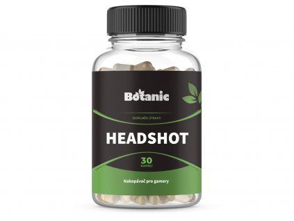 Botanic Headshot- Nakopávač pro gamery, 30 kapslí