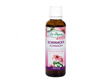 Echinacea , originální bylinné kapky, 50 ml Dr. Popov