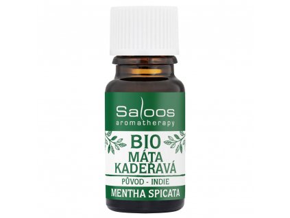 Bio Máta kadeřavá 5 ml | Bio esenciální oleje Saloos