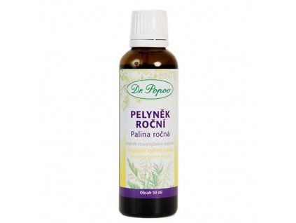 Pelyněk mix, originální bylinné kapky, 50 ml Dr. Popov
