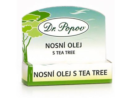 Nosní olej s Tea Tree olejem, 6 ml, roll - on Dr. Popov