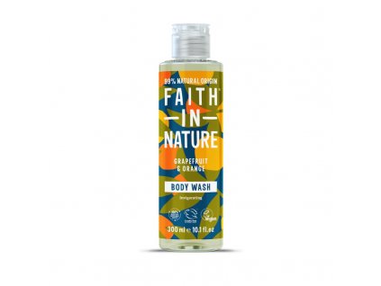 faith in nature prirodni sprchovy gel grapefruit pomeranc 300ml