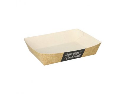 Snacktrays Pappe pure 4 cm x 11 cm x 16 cm Good Food 86637 b 0 1