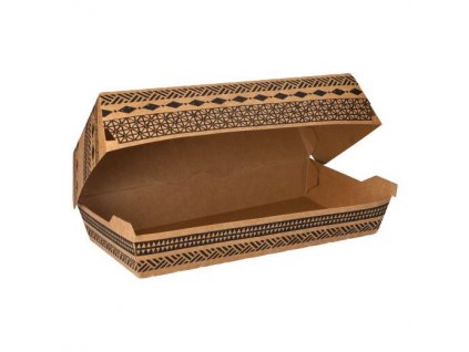 Baguetteboxen Pappe 5 3 cm x 13 1 cm x 24 8 cm braun Maori gross 96440 b 0 2