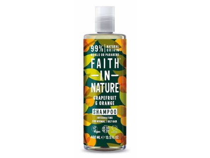 faith in nature prirodni sampon bio grapefruit pomeranc 400ml