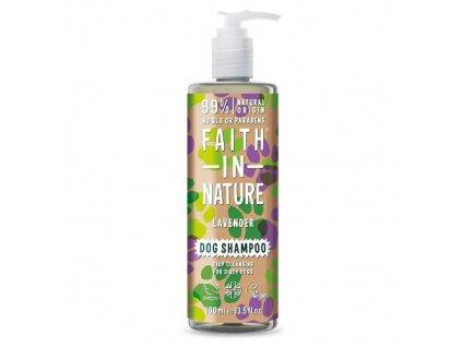 faith in nature levandulovy sampon pro psy pro silne zaspinenou srst 400ml 1931
