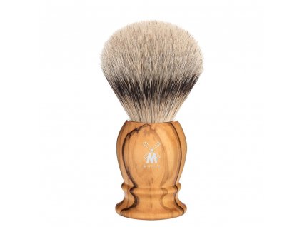 Mühle Malá štětka na holení Classic z jezevčích štětin (silvertip badger, olivové dřevo)