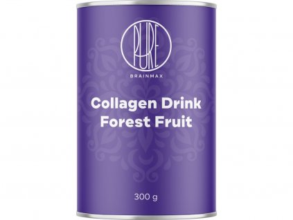 BrainMax Collagen Drink- lesní ovoce, 300 g